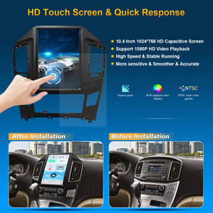 <span class=keywords><strong>Autoradio</strong></span> 10,4 pouces pour HYUNDAI H1 2016- Stéréo Android Écran tactile avec Apple CarPlay sans fil Navigation GPS et caméra de recul - Product Image 2