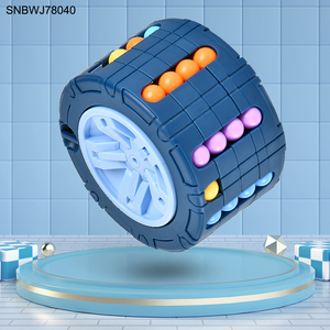 TIKTOK <span class=keywords><strong>Amazon</strong></span> Offres Spéciales enfants Cube bout des doigts filature petite roue de haricot magique presser Stress doigt haut disque magique jouet - Product Image 6