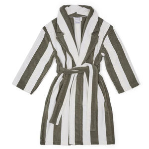 <span class=keywords><strong>Accappatoio</strong></span> in spugna <span class=keywords><strong>di</strong></span> cotone 100% morbido a righe personalizzate <span class=keywords><strong>di</strong></span> <span class=keywords><strong>lusso</strong></span> da <span class=keywords><strong>donna</strong></span> - Product Image 3