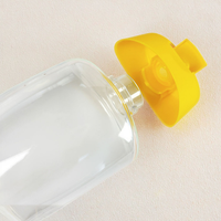 Bouteilles en plastique inversées et convertibles en gros pour ketchup, miel et sauce piquante, 300 ml avec bouchon à clapet