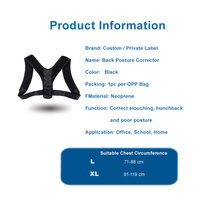 Ceinture de soutien lombaire professionnelle et abordable pour le haut du dos, correcteur de posture pour épaules et dos, idéale pour une posture droite