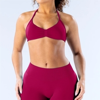 Ensemble de sport transfrontalier moulant : soutien-gorge de yoga, vêtement d'extérieur, course à pied, séchage rapide, sans couture