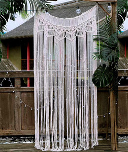 38 Inch Big Size Bravo Boho Cotton Macrame <strong>Curtain</strong> for Door <strong>Window</strong> Wave <strong>Curtain</strong> - Product Image 2