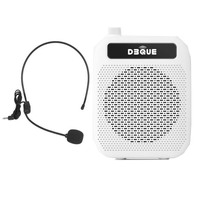 Amplificateur vocal portable en plastique 10W avec micro filaire et clip ceinture pour enseignant, guide touristique, entraînement de yoga