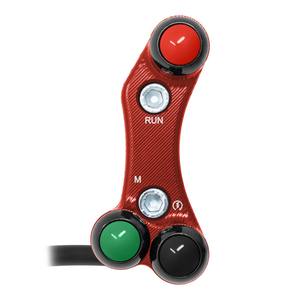 Interruttore Manubrio Destro per Suzuki GSX-R600 (Fori Allineati) (Rosso) - Product Image 1