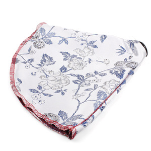 Housse de volant RASTP à motif floral blanc, bleu, rouge, garniture universelle, accessoire de voiture - Product Image 1