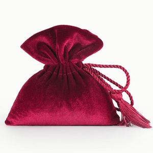 Bolsitas de Terciopelo Pequeñas con Cordón para Joyería, Impresas Personalizadas, Bolsas de Regalo Reciclables - Product Image 5