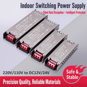 Mwish ST ซีรีส์ไฟ <span class=keywords><strong>LED</strong></span> บางเฉียบ110V <span class=keywords><strong>220V</strong></span> ถึง12V 24V สำหรับป้ายโฆษณาให้แสงสว่างเชิงพาณิชย์ - Product Image 2