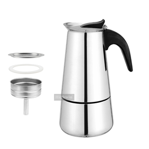 HIGHWIN Italiano <span class=keywords><strong>2</strong></span>/4/6/10 <span class=keywords><strong>Tazas</strong></span> <span class=keywords><strong>Inducción</strong></span> Moka Pot <span class=keywords><strong>Cafetera</strong></span> de acero inoxidable Moka Pot - Product Image 2