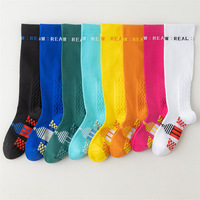 Chaussettes de compression pour femmes, chaussettes mi-mollet en tricot éponge colorées, chaussettes respirantes pour le yoga et le sport