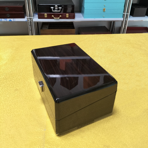 Boîte à montre en bois de luxe avec logo personnalisé, intérieur en cuir, présentoir de montre haut de gamme, coffret cadeau - Product Image 6