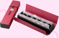 6-Cavity umwelt freundliche DIY leere Hochzeits feier Gunst Schokolade Geschenk box Prägung Matt Laminierung Kein Band/Aufkleber erforderlich