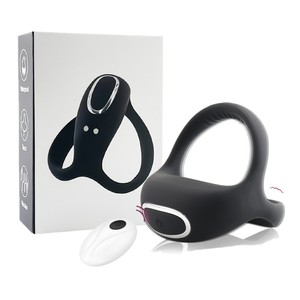 Nuovo Anello Vibrante Triangolare per Uomo con Blocco Sperma, Ricaricabile USB, Massaggiatore in Silicone ABS IPX6, 10 Frequenze, Senza Effetti Collaterali - Product Image 2