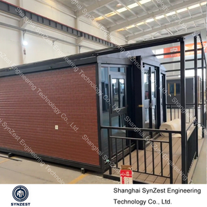 Maison préfabriquée pliable moderne en conteneur, durée de vie de 30 ans, 56 mètres carrés de surface habitable, L9000*W6200*H2480mm, appartement extérieur - Product Image 2