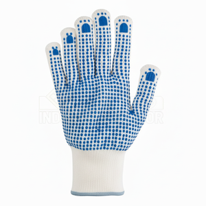 ถุงมือนิรภัยทำจากโพลีเอสเตอร์พีวีซี - Product Image 1