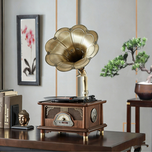 Nuevo y Elegante Radio Retro Multifuncional Vintage para Decoración del Hogar, con Altavoz, Bluetooth, USB, FM y Control Remoto para Sala de Estar - Product Image 1