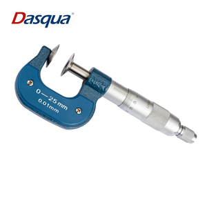 Dasqua Stainless Steel Disc Disk <b>Micrometer</b> 0.01 Graduation Rotating Type 4111-8102 Disc Disk <b>Micrometer</b> - Product Image 6