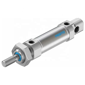 DSNU-20-100-PPV-A Stainless Steel Pneumatic Cylinder <b>Double</b> Acting Air Cylinder with Adjustable Air Cushioning - Product Image 2