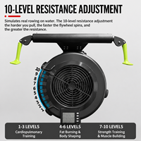 FRS Appareil de ski ergométrique à résistance à l'air, fixation murale, pour salle de sport à domicile, CrossFit, entraînement HYROX, usine OEM