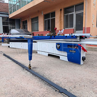 MJ6138 Scie à table coulissante Offre Spéciale Machine de découpe pour le travail du bois Scie déchirée bleue