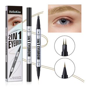 Lápiz Delineador de Cejas Líquido de Doble Punta, Resistente al Agua, de Secado Rápido y Larga Duración, 5 Colores Disponibles, con Cepillo y Punta Bifurcada, Etiquetado Personalizado - Product Image 2