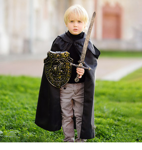 Capa de Halloween para Adultos y Niños, Disfraz de Ceñudo Guardián de la Muerte, Accesorio para Fiesta, Capa con Capucha y Cinta de Satén - Product Image 5
