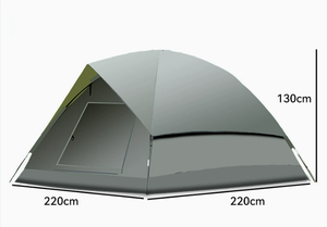 Tente <span class=keywords><strong>de</strong></span> <span class=keywords><strong>camping</strong></span> extérieure pour 3-4 personnes, imperméable et anti-UV, idéale pour la jungle, la randonnée et les parcs - Product Image 2