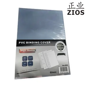 Professional Factory A4 PVC Transparent Binding Cover Manufacturer Direct Sale Clear PVC Front Cover