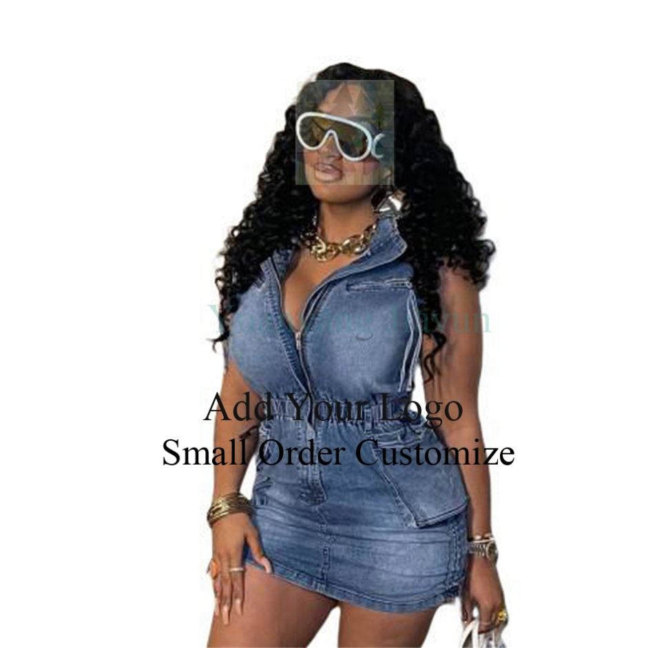 Jeans Dress for Ladies - Midi Denim Dresses Casual