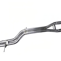 Échappement arrière MPER Valvetronic pour Audi S4 S5 B9 B9.5 avec tuyau avant en acier inoxydable, son agressif, télécommande, fixation par boulons