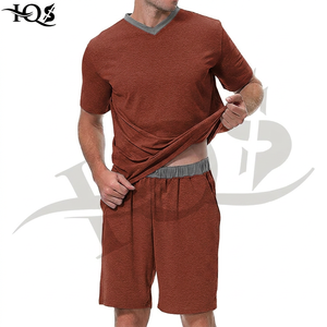 ชุดเสื้อยืดแขนสั้นผ้าสแปนเด็กซ์/คอตตอน 220gsm สำหรับผู้ชาย ฤดูร้อน เป็นมิตรกับสิ่งแวดล้อม - Product Image 4