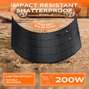 Panel Solar Flexible de Silicio Amorfo Enrollable de Alta Calidad de 200W 300W para Autocaravanas, Embarcaciones y Uso Marino con Precio de Fábrica - Product Image 2