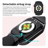 Reloj Inteligente F520 con Bomba de Aire, Presión Arterial, ECG, HRV, Alarma de Caídas, Temperatura Corporal, Múltiples Modos Deportivos, Monitor de Actividad Física