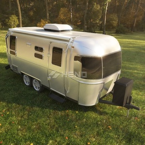 Nuevo Diseño 2025, Remolque de Viaje en Forma de Lágrima, Estructura de Acero, Autocaravana Todoterreno Moderna, Capacidad para 4-6 Personas - Product Image 1