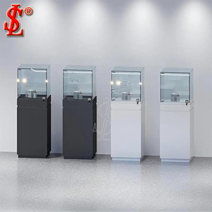 Table de présentation de bijoux haut de gamme moderne, comptoir de boutique de bijoux <span class=keywords><strong>en</strong></span> métal <span class=keywords><strong>et</strong></span> <span class=keywords><strong>verre</strong></span> de luxe, <span class=keywords><strong>vitrine</strong></span> pour magasin de bijoux - Product Image 4