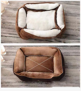 Cama de franela de retales xxl para perro, accesorios para mascotas, almohada para perro, cama cuadrada de color - Product Image 5