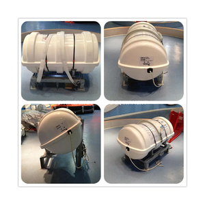 Radeau de sauvetage commercial en fibre de verre avec construction à double tube et pack de survie haute capacité pour usage offshore - Product Image 2