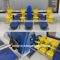 Pompe d'aérateur de roue d'eau de bassin d'aquaculture avec la puissance différente 1hp 2hp 3hp pour l'étang de pisciculture de crevette