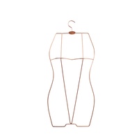 Offre Spéciale vente en gros en métal corps forme or rose affichage cintre pour maillot de bain maillot de bain Bikini