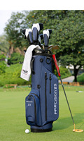 Sac de golf léger en nylon 2 kg, sac de transport portable pour clubs de golf avec double sangle d'épaule, sac de golf personnalisé avec logo