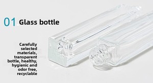 Flacon de parfum en forme de courge amère 10ml en verre rechargeable avec vaporisateur haut de gamme C008 scellé en plastique pleine page - Product Image 4