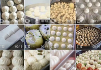Machine automatique de fabrication de boulettes de pâte à soupe, de baozi, de paus, de momo et de petits pains farcis