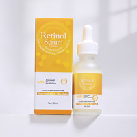 Sérum à l'acide hyaluronique en gros sous marque privée avec beurre de karité, anti-âge, éclaircissant, hydratant, illuminateur pour le visage et le corps