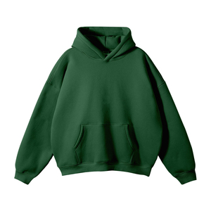 100% Cotton Hoodies <b>Blank</b> Thick Fleece Heavy <b>Weight</b> Oversized Hoodies Custom Print Logo Men's Hoodies & Sweatshirts - Product Image 1