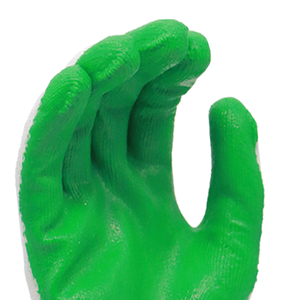 Gants <span class=keywords><strong>de</strong></span> sécurité MaxiPact en <span class=keywords><strong>vente</strong></span> directe d'usine, en <span class=keywords><strong>latex</strong></span> vert texturé, respirants, flexibles, avec poignets tricotés en polyester et coton - Product Image 2