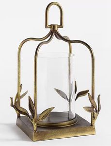 <b>Tall</b> Metal <b>Lantern</b> with Glass Panels for Hotel Entrance Wedding Hall and Event Decoration - Product Image 5