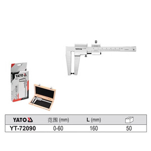 Yato Vernier Caliper 0-60mm 160mm Length High Accuracy Measuring <b>Tool</b> For <b>Precision</b> Measurement - Product Image 2