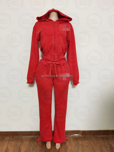 Ensemble <span class=keywords><strong>de</strong></span> survêtement décontracté 3 pièces pour <span class=keywords><strong>femme</strong></span> : sweat à capuche, débardeur et pantalon, idéal pour les grandes tailles - Product Image 6
