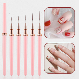 Ensemble de stylos à dessin pour Nail Art, pinceaux de peinture en Gel à lignes fines pour manucure professionnelle, 5 pièces - Product Image 2