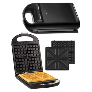 Aifa Venta caliente 4-Slice <span class=keywords><strong>3</strong></span> <span class=keywords><strong>en</strong></span> <span class=keywords><strong>1</strong></span> máquina de gofres para el hogar máquina de gofres <span class=keywords><strong>waflera</strong></span> con platos de parrilla de sándwich máquina de desayuno - Product Image 2